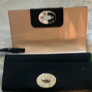 Kate Spade New black wristlet wallet